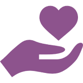 Love and care symbol